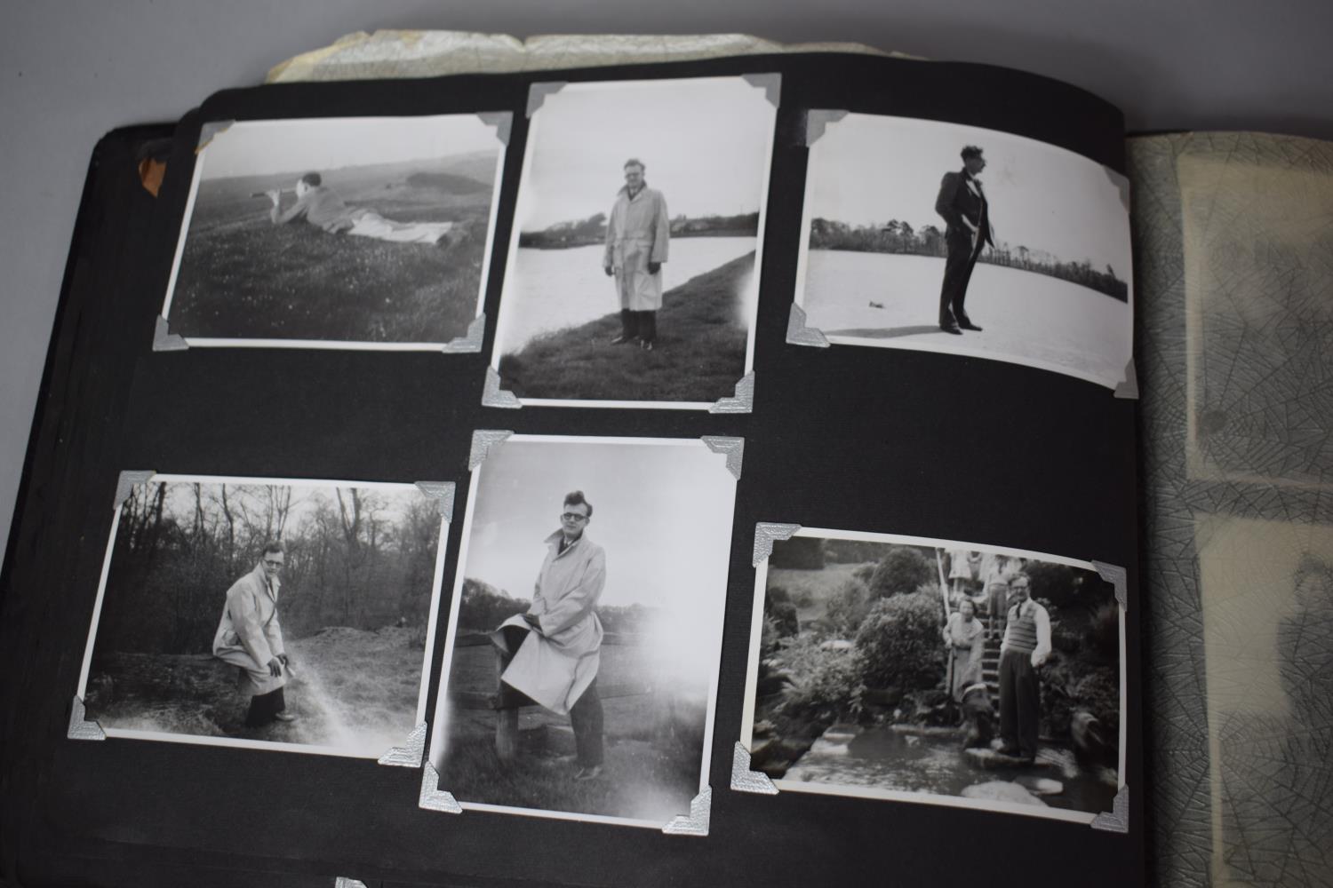 A Vintage Photograph Album Containing Black and White Photographs c.1940 - Image 9 of 10