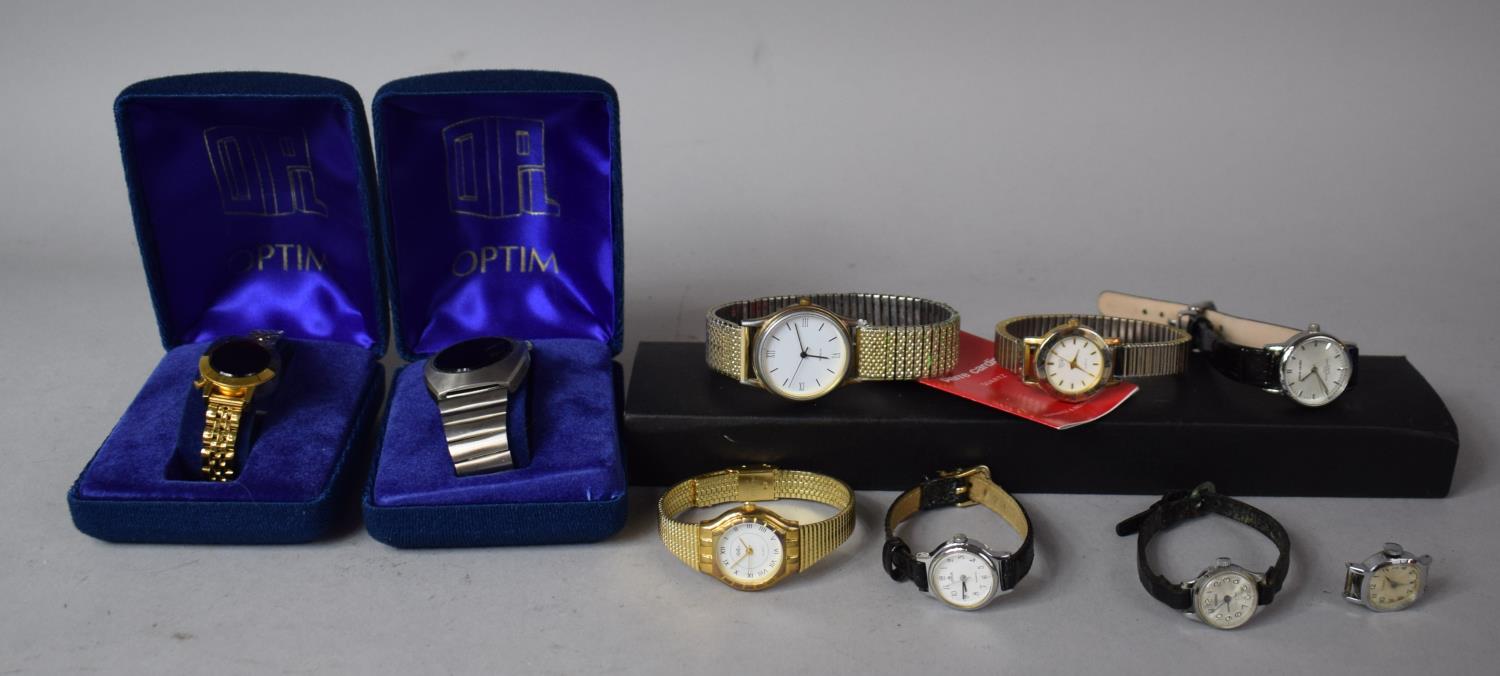 A Collection of Nine Various Wrist Watches
