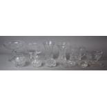 A Collection of Good Quality Glassware to Include Tazza, Tankard, Vases, Crystal Tudor