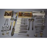 A Collection of Cutlery to Include Community Plate, Bone and Other Handled Cutlery Etc