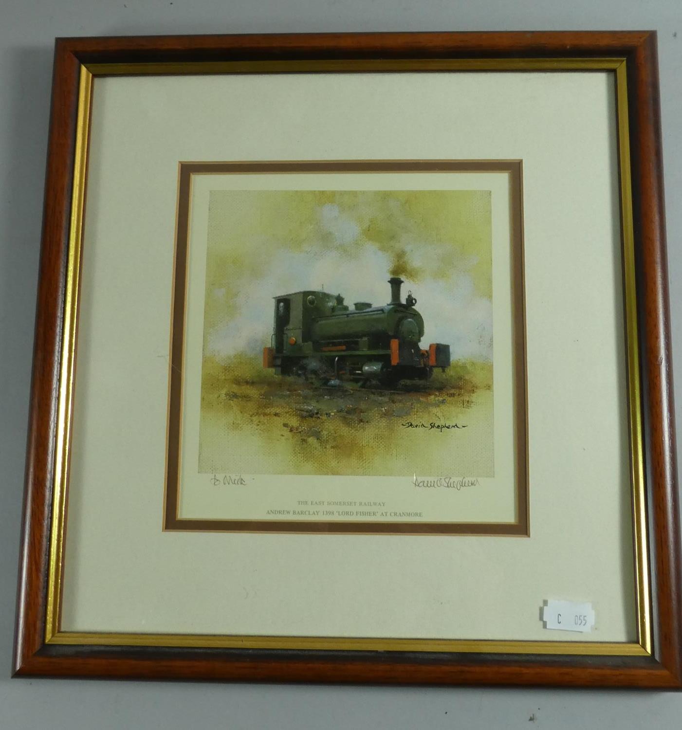 A Set of Four David Shepherd Railway Prints, all Personally Dedicated and Signed by the Artist, Each - Image 2 of 6