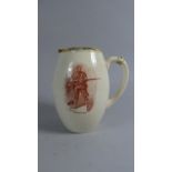 A Macintyre Burslem Boer War Jug with Printed with "A Gentleman in Khaki" by R.Caton Woodville, 1899