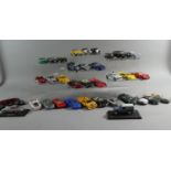 A Collection of Approx. 34 Unboxed Diecast Cars to Include Peugeot 404, BMW M3, Ford Focus, MG