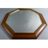 A Modern Octagonal Wall Mirror, 64cm Diameter, Bevelled Glass