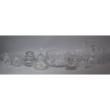 A Collection of Good Quality Cut Glassware to Include Galway Crystal Bowl, Cut Glass Sweetmeat Dish,