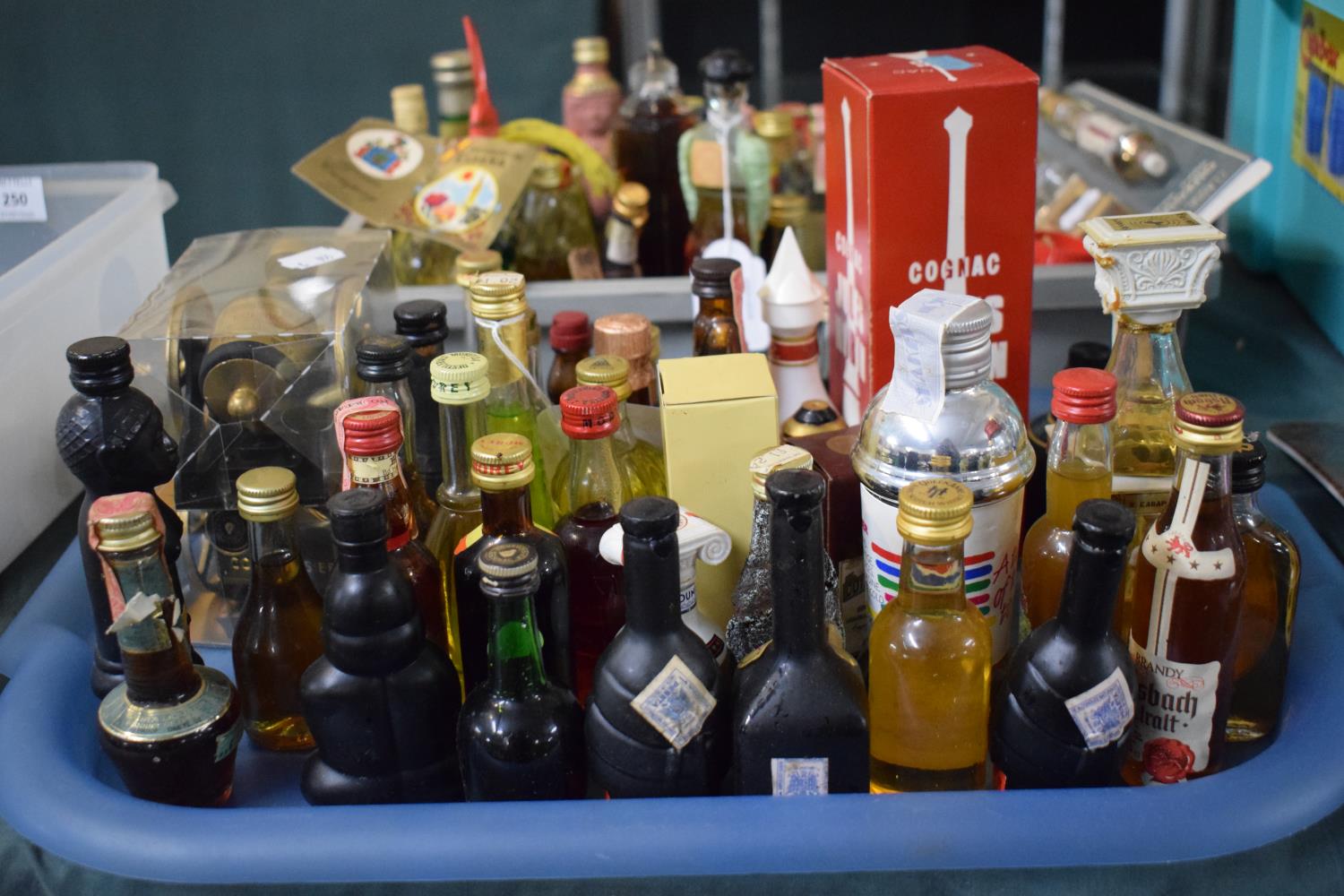 A Collection of Miniature Spirits and Liqueurs