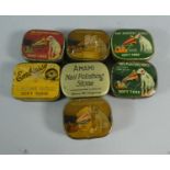 A Collection of Seven Tins Containing Various Gramophone Needles