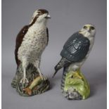 Two Beswick Beneagles Decanter, Osprey and Merlin, (both empty)