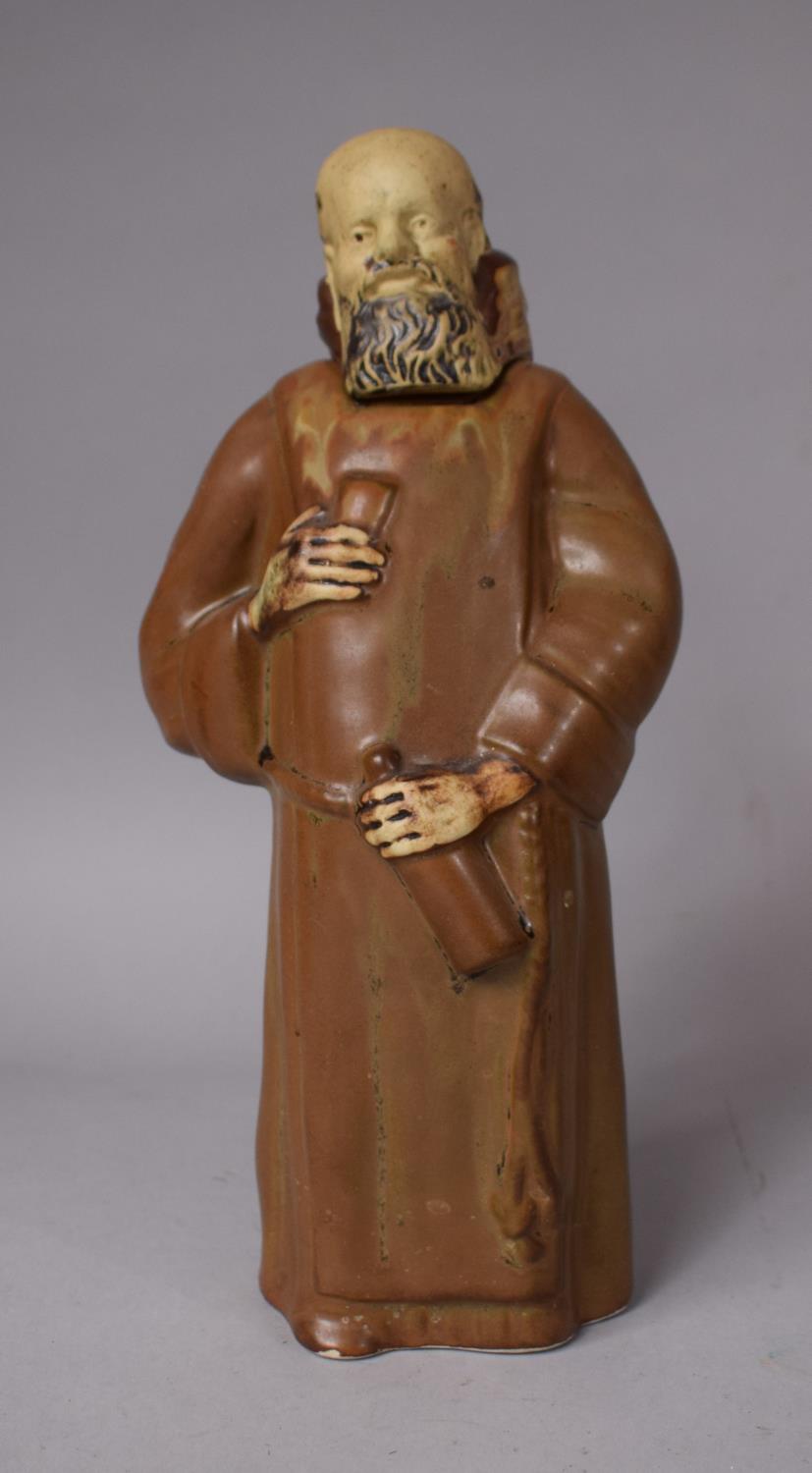 A French Novelty Glazed Decanter in the Form of a Monk, Le Moine Legendaire, 29cm High