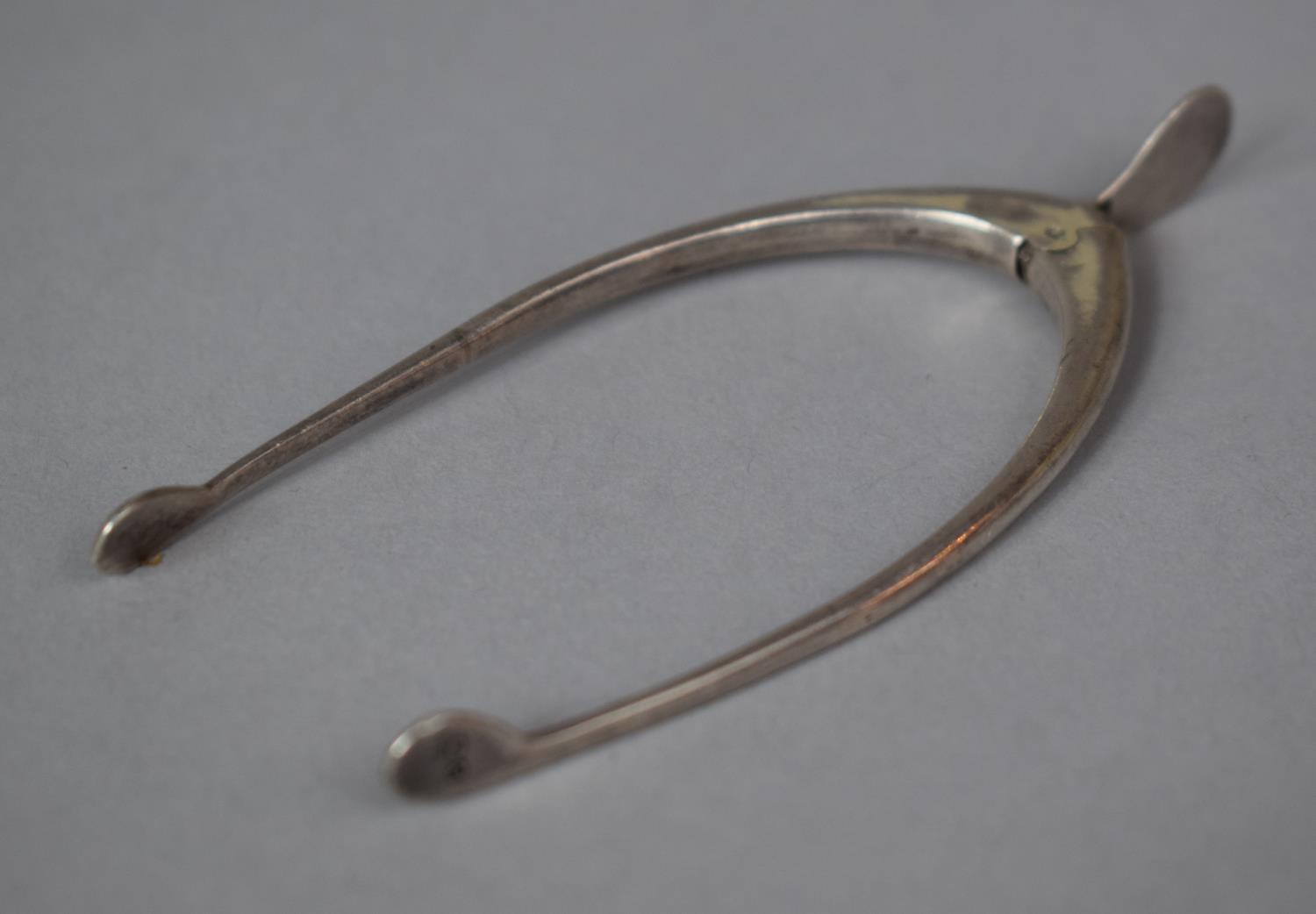 A Pair of Silver Sugar Snips in the Form of a Wishbone, Birmingham Hallmark