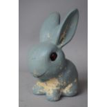 A Sylvac Style Seated Rabbit, 20cm High