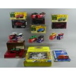 A Collection of Seventy Boxed Diecast Lorries, Vans and Cars