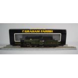 A Boxed N Gauge Graham Farish 372-025 BR Castle Class 4-6-0 7033 Hartlebury Castle, Tender Redone to