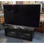 A 2019 LG UHD TV AI ThinQ Television, 65" with Remote and Box and Complete with Stand