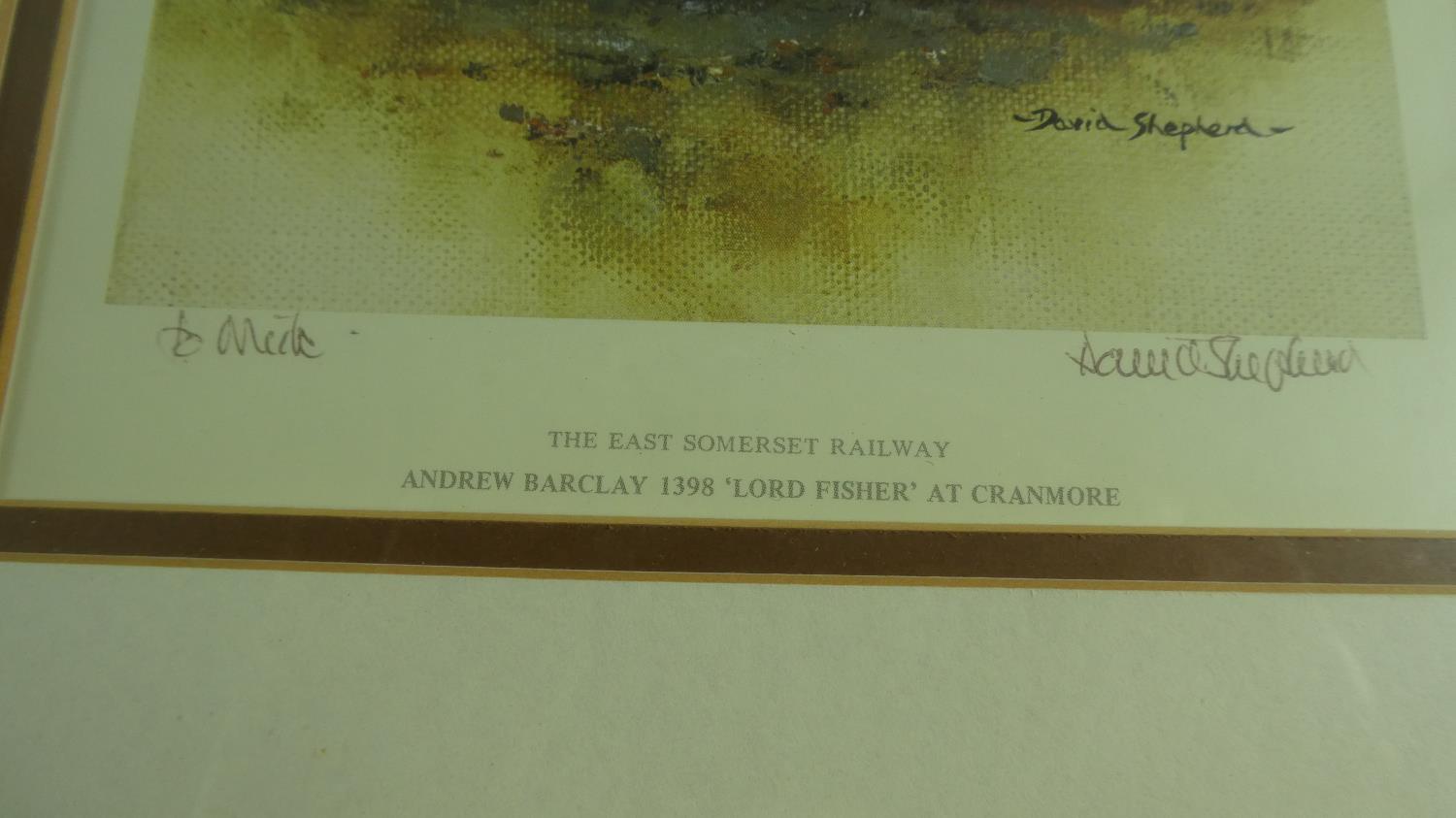 A Set of Four David Shepherd Railway Prints, all Personally Dedicated and Signed by the Artist, Each - Image 3 of 6