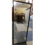 An Edwardian Rectangular Dressing Mirror, 125cm x 45.5cm