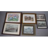 A Collection of Six Prints to Include Three Small Lowry