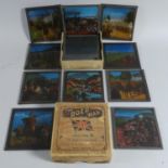 A Victorian Set of Coloured Magic Lantern Slides, "The Boer War of 1900, The Siege of Ladysmith"