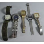 A Collection of Five Various Wrist Watches