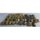 A Collection of Approximately 34 Made up Kits and Armoured Vehicles