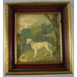 A Miniature Textured Print Depicting "Bumper - a Bull Terrier" After Sir Edmund Bacon, 14.5cm x 15.