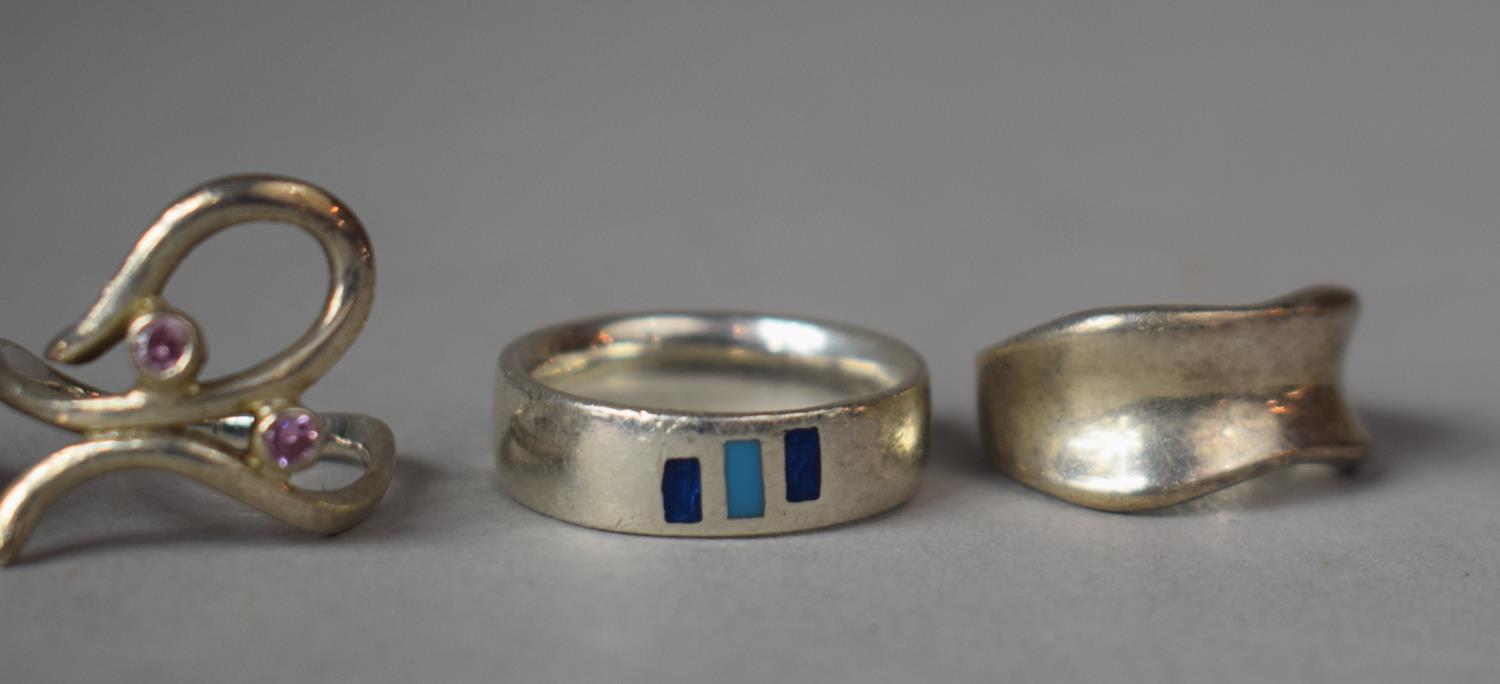 A Collection of Ten Various Silver Dress Rings - Image 6 of 6
