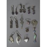 A Collection of Silver Jewellery to Include Rene Mackintosh Mother of Pearl and Jewelled Examples