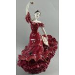 A Coalport Passion for Dance Figure, Flamenco, Limited Edition