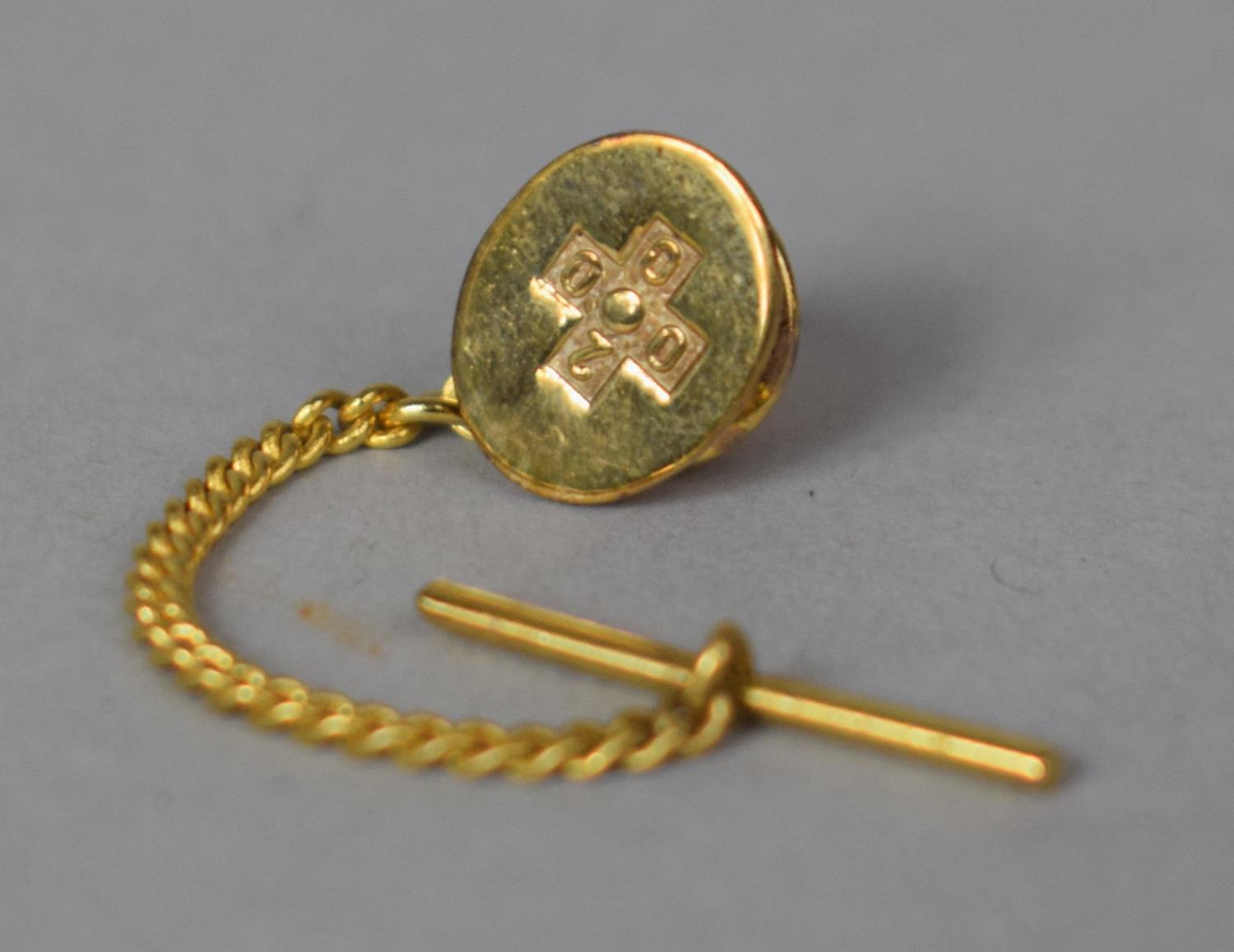 A 9ct Gold Tie Pin Stamped for the Millenium, 0.9g (not Including Back)