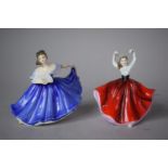 Two Royal Doulton Figures, Elaine HN3214 and Karen HN3270