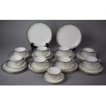 A Sheraton Pattern Tea Set to Comprise Ten Trios and Two Side Plates