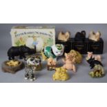 A Collection of Animal Ornaments to include Three Boxed Nicolas Innes Limited Edition North Light,