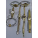 A Collection of Seven Ladies Dress Watches