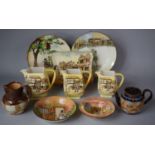 A Collection of Ceramics to include Royal Doulton Decorated Ceramics to Include Gaffers Pattern