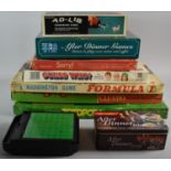A Collection of Eight Various Board Games