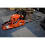 A Parker Petrol Chain Saw, 20" Bar, Recently Serviced and New Chain