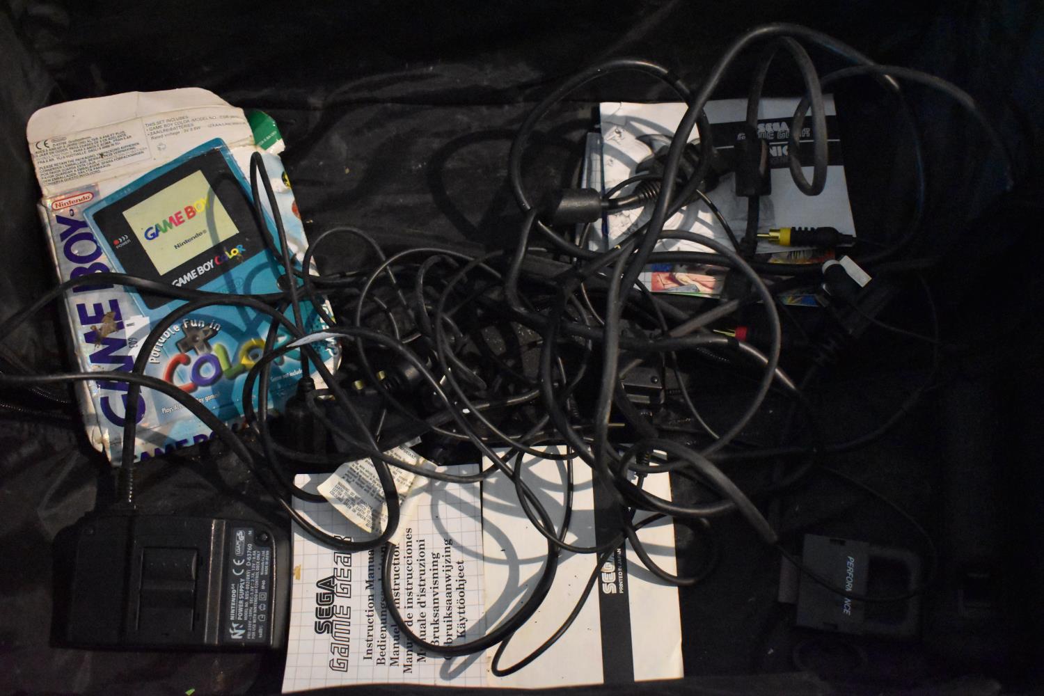 A Collection of Vintage Nintendo and Xbox Game Consoles and Controllers, not tested - Image 2 of 2