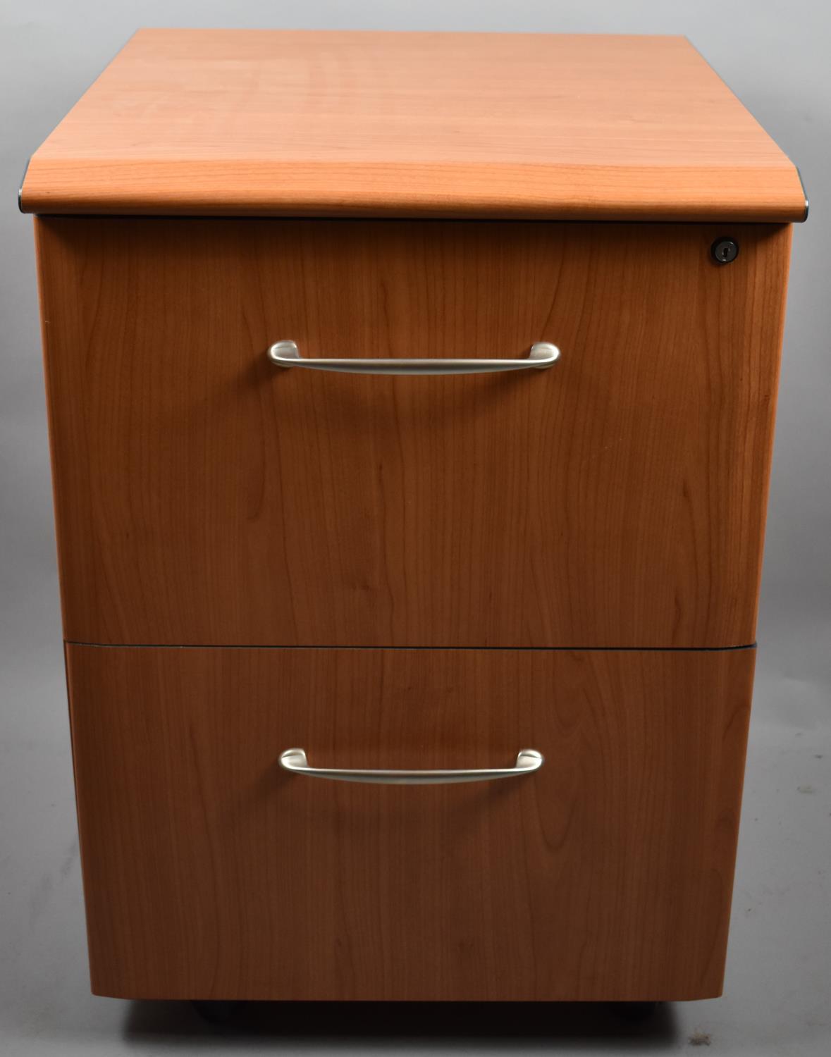 A Modern Two Drawer Filing Cabinet, 47.5cm Wide