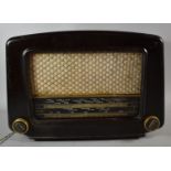 A Vintage Bakelite Cased Radio by Cossor, 45cm Wide