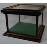 A Modern Glazed Table Top Display Cabinet of Square Form, 27.5cm Wide and 20cm high