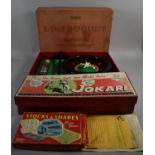 A Vintage Jokari Game with Original Box, Merit Roulette Set and Stocks and Shares Games