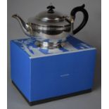 A Boxed Wedgwood Silver Plated Teapot