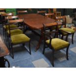 A Mahogany Dining Room Suite Comprising Extending Table and Eight Chairs