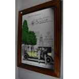 A Reproduction French Advertising Mirror for Ballot Car, 44cm Wide