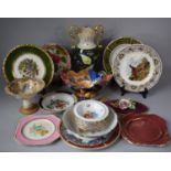 A Collection of Continental and English Ceramics to include Old Court Vase, Large Continental Two