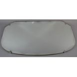 A Vintage Shaped Wall Mirror, 61cm Wide