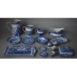 A Collection of Spode Blue and White to include Mainly Italian Spode Designs comprising