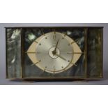 A Vintage Metamec Mantle Clock with Battery Movement, 27.5cm Wide