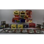 A Collection of Boxed Diecast Buses, Cars, Skywings etc