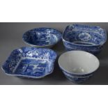A Collection of Four Various Spode Bowls to feature Three Italian Pattern examples and a Spode